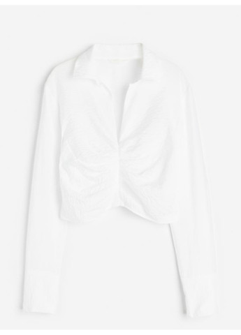 Белая праздничный рубашка H&M