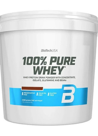 100% Pure Whey 4000 g /142 servings/ Bourbon Vanilla Biotechusa (256722407)