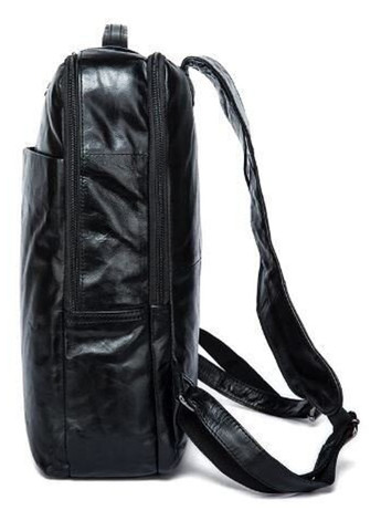 Шкіряний чорний рюкзак 14845 Чорний Vintage (269994198)