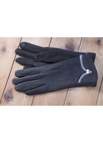 Рукавички сенсорні жіночі чорні трикотажні 1805-5 BR-S (261486874)