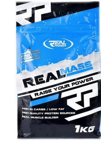 Real Mass 1000 g /13 servings/ Strawberry Real Pharm (257160390)