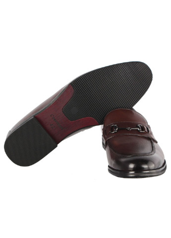 Коричневые мужские классические туфли 196340 Cosottinni без шнурков