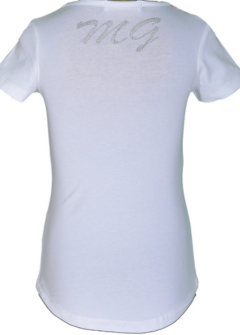 Белая футболки футболка на дівчаток (101) Lemanta