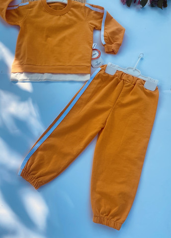 Оранжевый демисезонный яркий детский костюм Murat baby