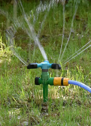 Зрошувач розбризкувач система рівномірного поливу поливалка для городу що обертається 14х13х23,5 см (474582-Prob) Unbranded (258985154)