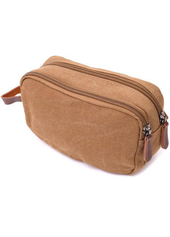 Барсетка для мужчин на два отделения из качественного текстиля 22235 Коричневый Vintage (267948742)