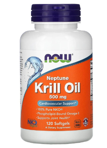 Neptune Krill Oil 500 mg 120 Softgels Now Foods (256722795)