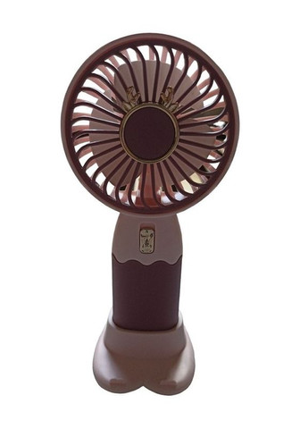 Вентилятор ручной аккумуляторный Mini Fan ZB088C USB Бордово-розовый No Brand (260264662)