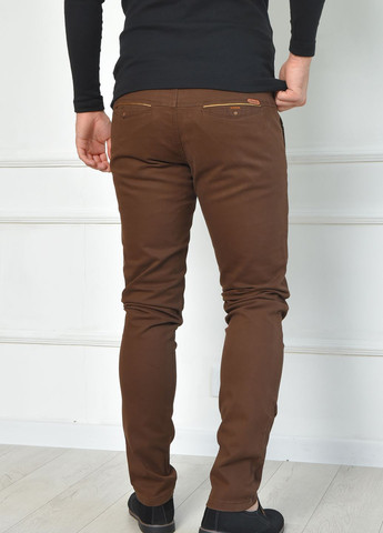 Штани чоловічі темно-коричневого кольору Let's Shop (262442850)