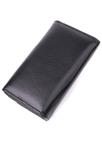 Практичная ключница из натуральной кожи 22483 Черный st leather (278001106)