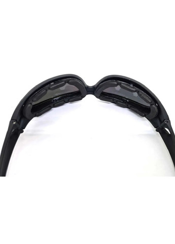 Спортивні велосипедні тактичні протиударні окуляри з поляризацією 4 змінні лінзи (474100-Prob) Unbranded (257340027)