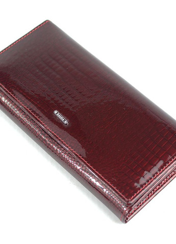 Бордовий жіночий шкіряний гаковий гаманець на кнопці Balisa (268219305)