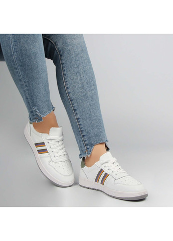 Белые демисезонные женские кроссовки 197428 Renzoni