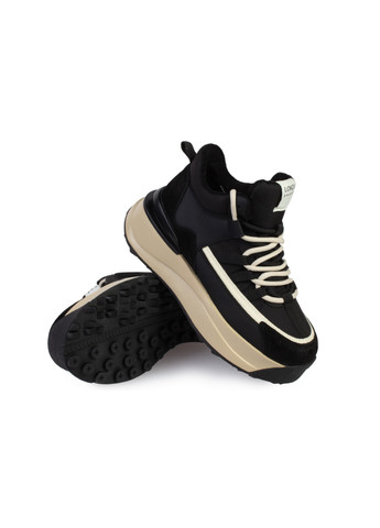 Чорні осінні кросівки жіночі бренду 8401427_(1) Lonza