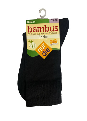 Жіночі шкарпетки високі бамбукові р.35-38 Чорний () Nur Die 496842 (277963584)