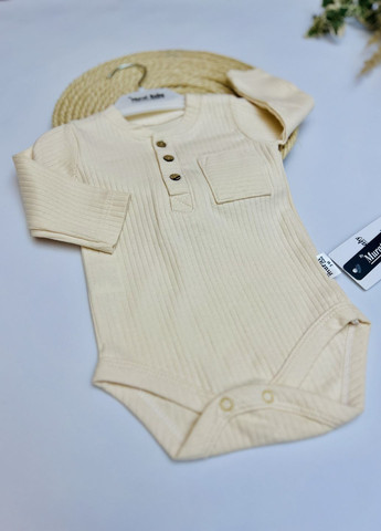 Боди для малышей рубчик с карманом Murat baby (276903921)