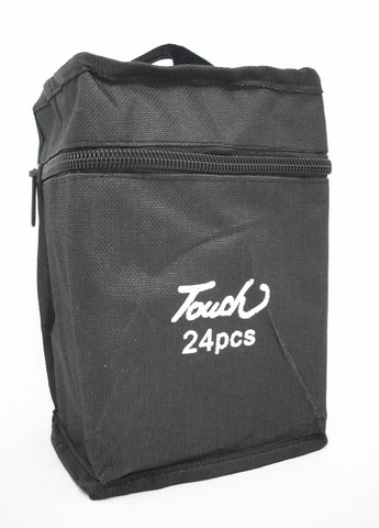 Скетч маркеры двухсторонние 24 шт фломастеры спиртовые набор в сумке по номерам Touch (263361140)