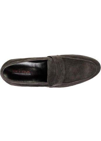 Серые классические туфли лоферы мужские бренда 9400607_(231) Mida без шнурков