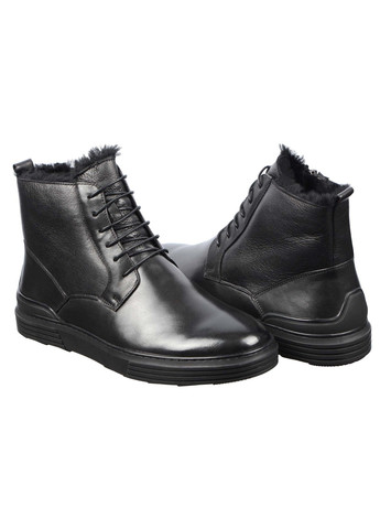 Черные зимние мужские ботинки 195592 Marco Pinotti
