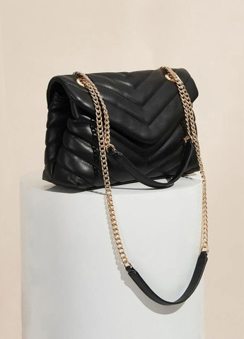 Женская классическая сумка D-025 кросс-боди через плечо черная No Brand (276062408)