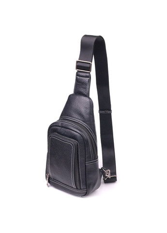 Мужская сумка через плечо из натуральной кожи 21284 Черная Vintage (258267930)