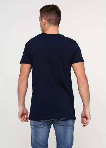 Темно-синяя мужская футболка с коротким рукавом Malta