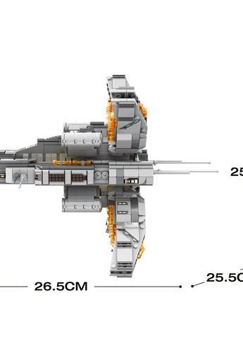 Конструктор Lagrange Звездные войны Космический корабль на 906 деталей No Brand (275929798)