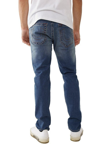 Голубые скинни мужские джинсы True Religion