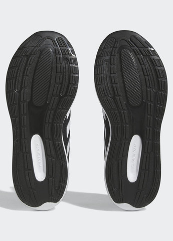 Черные всесезонные беговые кроссовки runfalcon 3 lace adidas