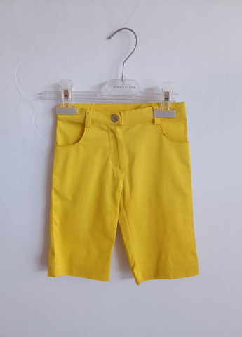 Желтые джинсовые летние прямые брюки Mandarino