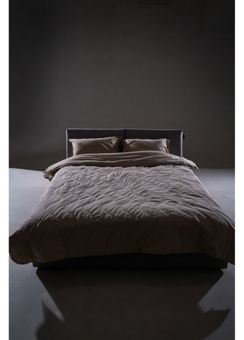 Набор хлопковый Silensa одеяло простынь наволочки бежевый двуспальный SoundSleep (259591978)
