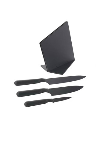 Блок с 3 ножами, черный. IKEA jämföra (264564844)