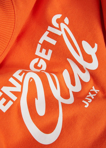 Оранжевая футболка basic,оранжевый с принтом,jjxx Jack & Jones
