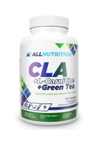 All Nutrition CLA + L-Carnitine + Green Tea 120 Caps Allnutrition (256722211)