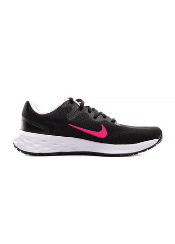 Черные демисезонные кроссовки revolution 6 nn (gs) Nike