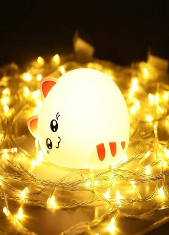 Детский силиконовый ночник светильник "Котик" 3D (276530035)