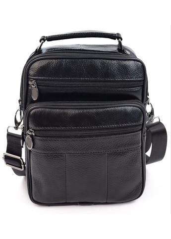 Кожаная сумка мужская с ручкой AN-905 18,5x24x8-9 Черный JZ (259578229)