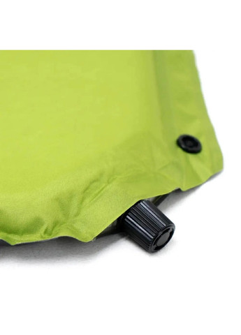 Надувний самонадувний килимок для походів туризму кемпінгу відпочинку на природі 3х195х60 см (475444-Prob) Сірий із зеленим Unbranded (267498547)
