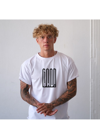Белая футболка з принтом - good or bad we No Brand