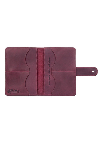 Обкладинка для паспорта зі шкіри «Mehendi Art» PB-03S / 1 Shabby Alga Темно-зелений Hi Art (268371265)