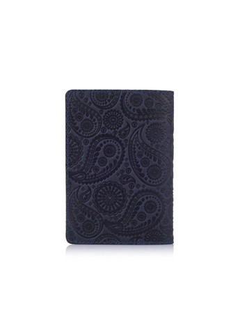Шкіряна обкладинка на паспорт HiArt PC-01 Buta Art синя Синій Hi Art (268371527)