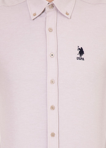 Светло-коричневая рубашка U.S. Polo Assn.