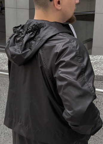 Вітрівка-дощовик розмір S-XL колір чорний Allocco (262600816)