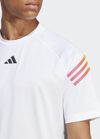 Біла футболка train icons 3-stripes training adidas