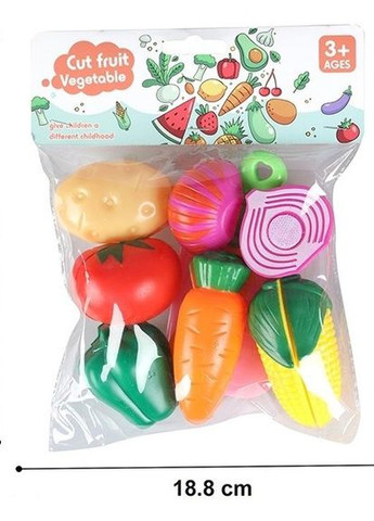 Игровой набор для готовки ребенку (602). Дощечка, нож и овощи Limo Toy (262291085)