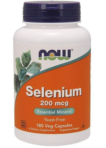 Selenium 200 mcg 180 Veg Caps Now Foods (256720541)