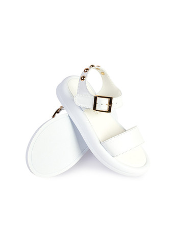 Белые босоножки женские бренда 8301400_(1) Teona на кнопках