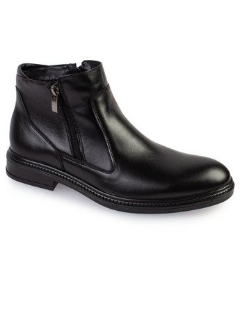 Черные осенние ботинки мужские бренда 9500998_(1) ModaMilano