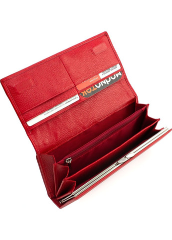 Жіночий гаманець з натуральної шкіри на два відділення MA246-Red(17180) червоний Marco Coverna (259752470)