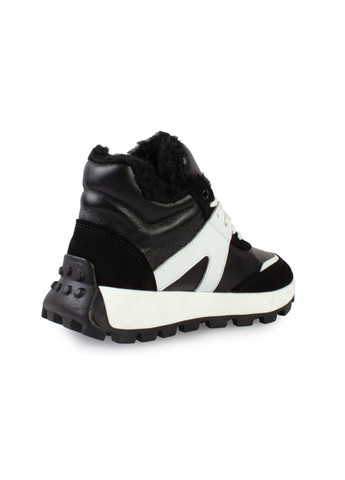 Черные зимние кроссовки женские бренда 8501506_(1) ModaMilano